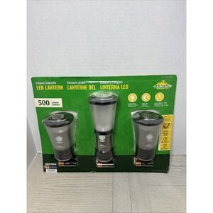 Cascade Mountain Tech Compact Collapsible LED Lanterns 3 PK Batteries 500 Lumens